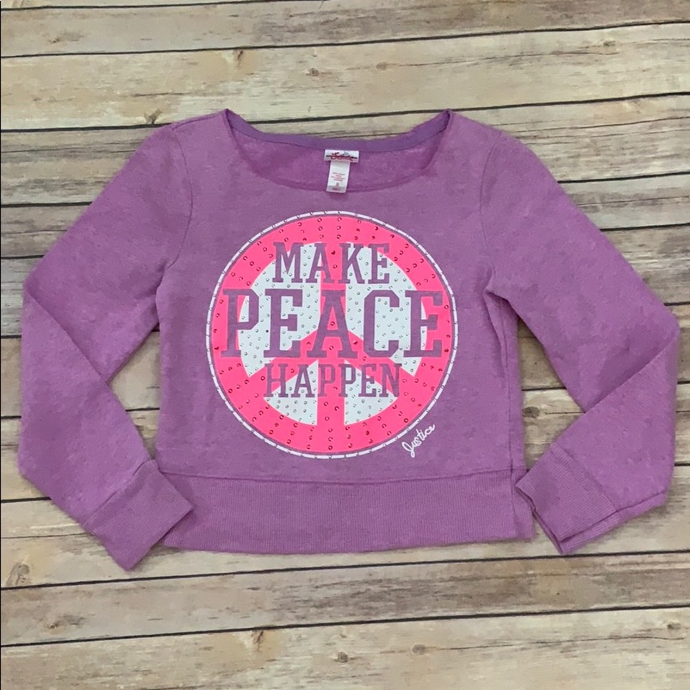 Justice Make Peace Happen Sweatshirt